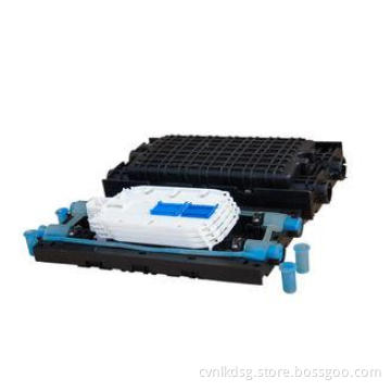 Inline type ABS PP fiber splice enclosure 4 trays for Wall